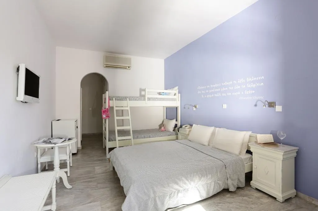 FAMILY ROOM GARDEN VIEW Room, Aphrodite Beach, Mykonos