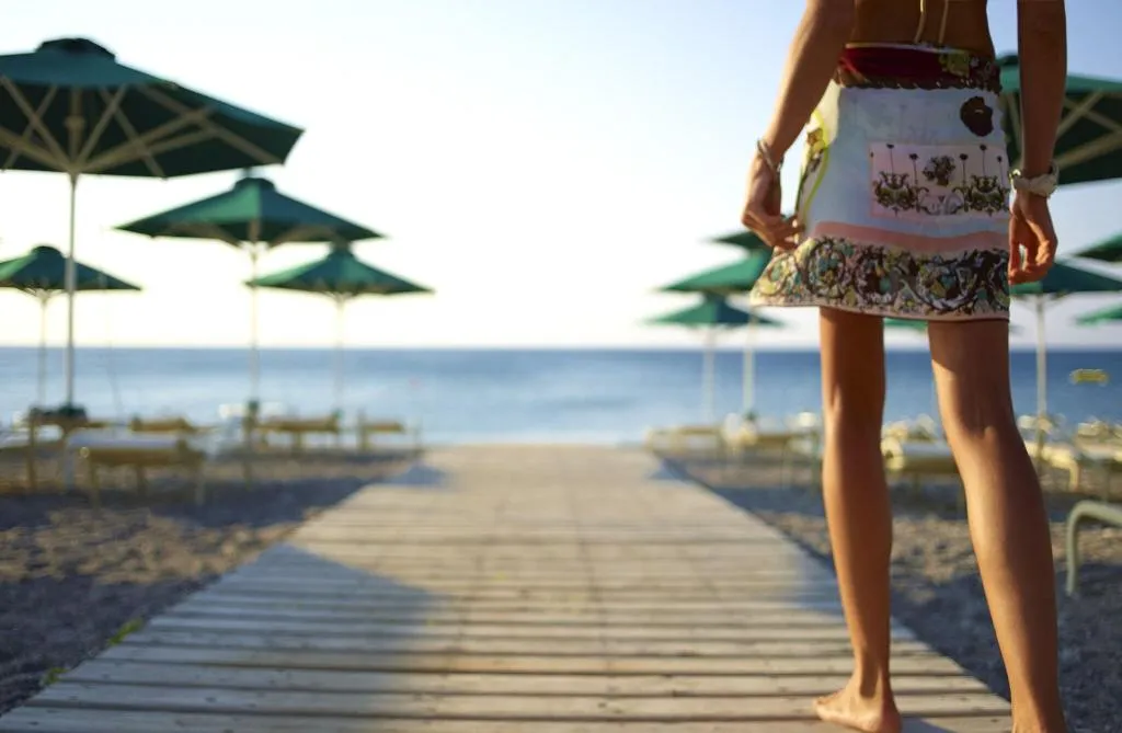 Beach, Esperos Mare Resort, Rhodes