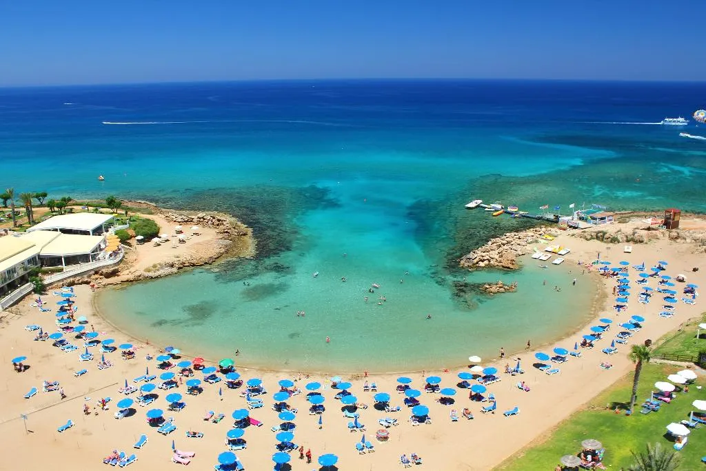 Beach, Seagull Hotel Apartments, Cyprus