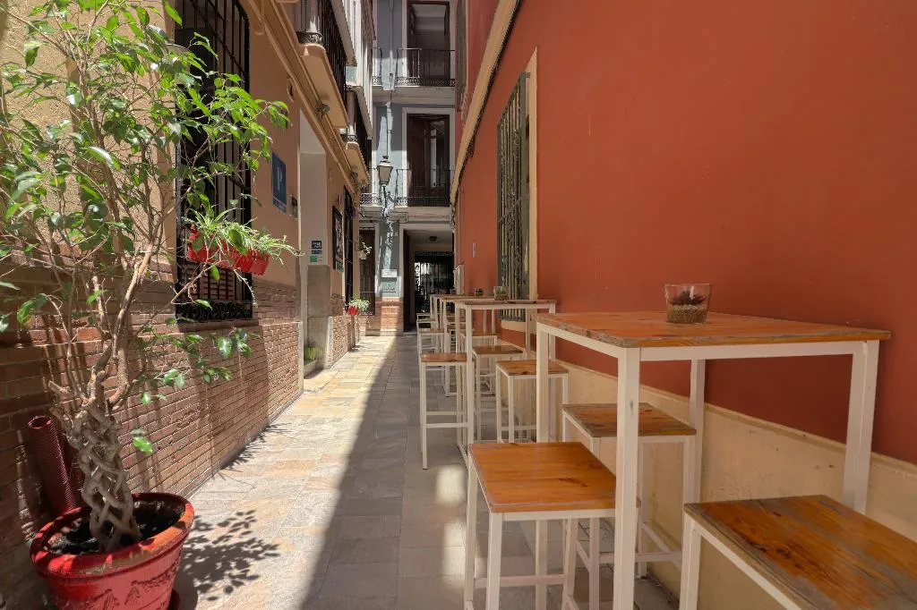 Terrace, Feel Hostel City Center Malaga, Costa Del Sol