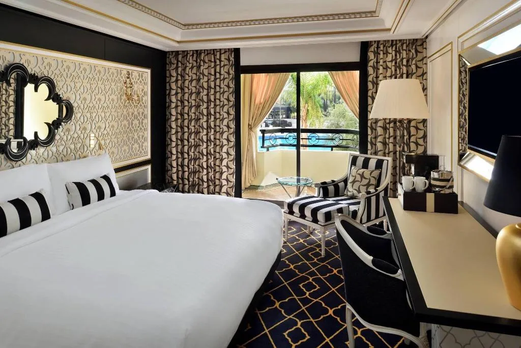 DOUBLE DELUXE POOL VIEW Room, Fes Marriott Hotel Jnan Palace, Fez