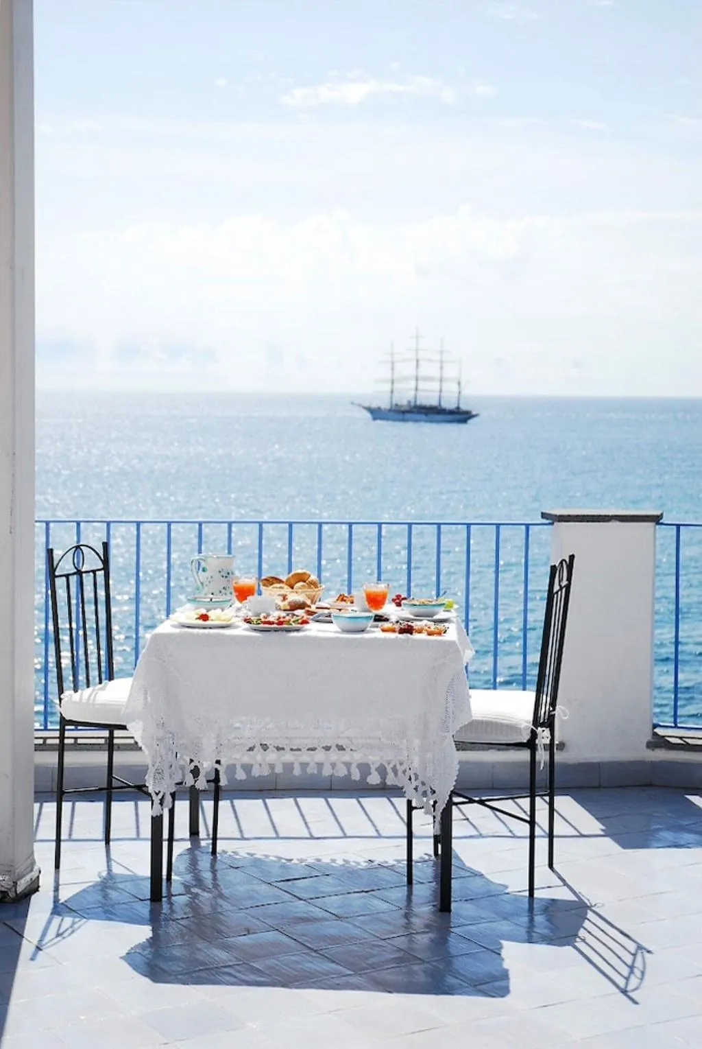 Terrace, Hotel Palladio, Taormina