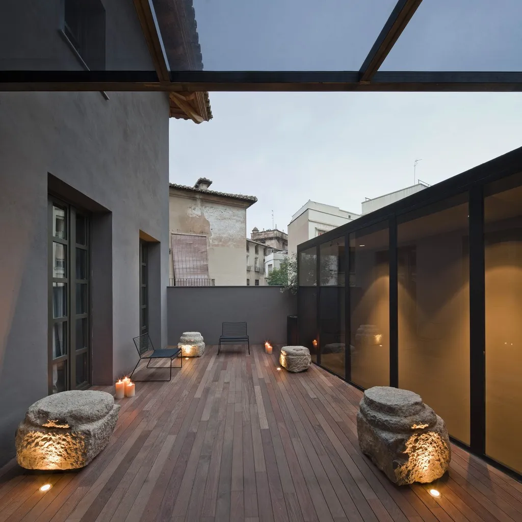 Terrace, Caro Hotel, Valencia