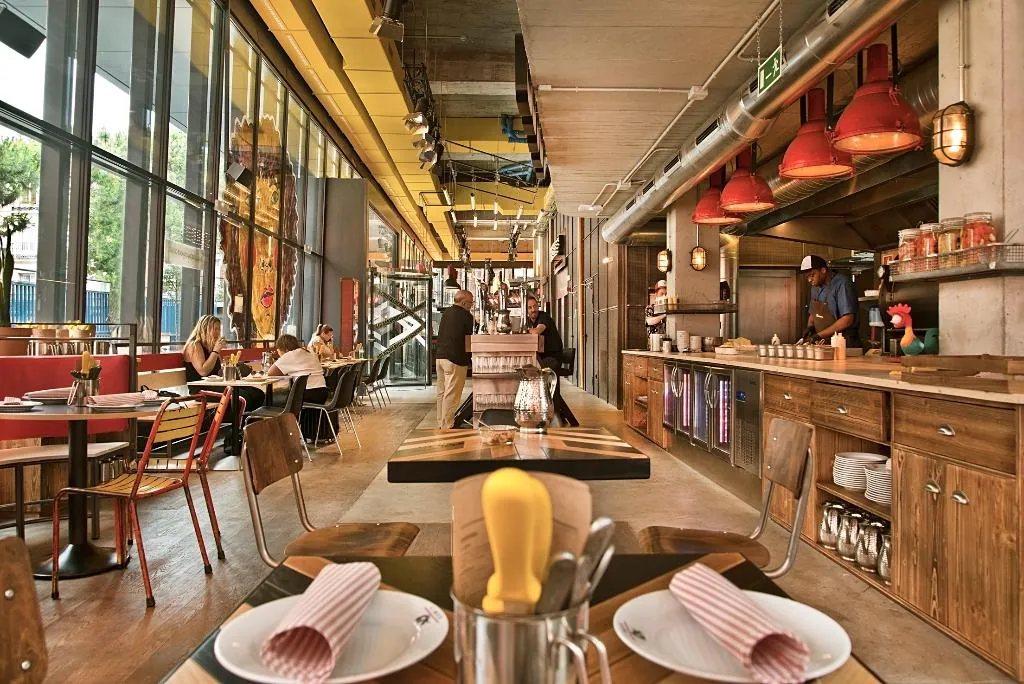 Restaurant, Bastardo Hostel, Madrid