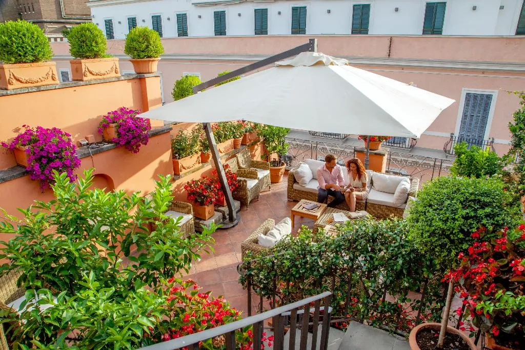 Terrace, Mozart, Rome