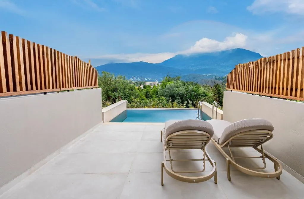 JUNIOR SUITE WITH PRIVATE POOL Room, Iolida Corfu Resort & Spa, Corfu