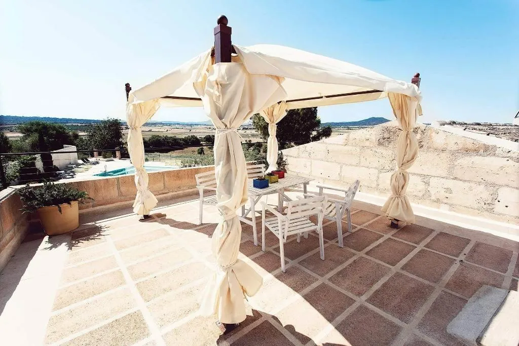 Terrace, Hotel Es Convent d'Ariany, Majorca