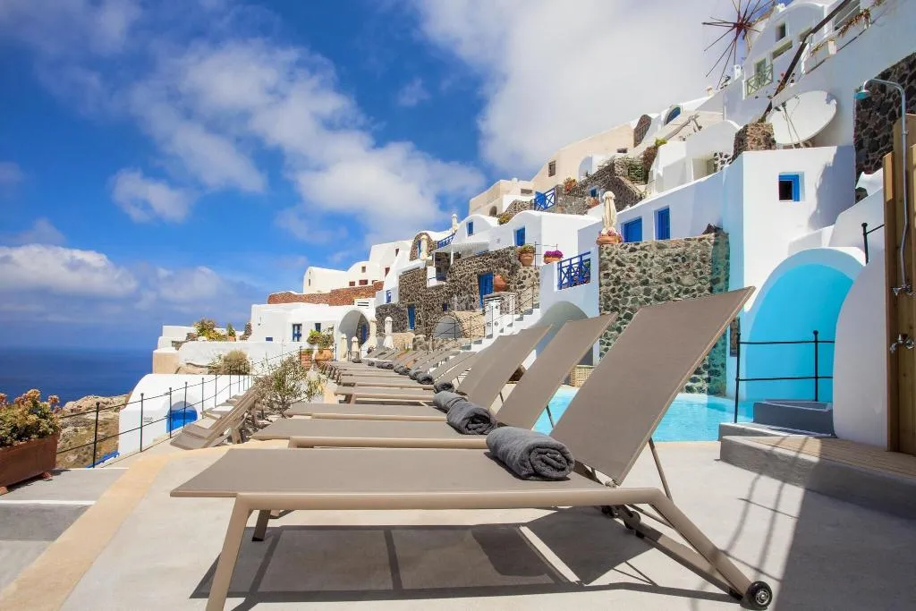Terrace, Esperas Houses Apartments, Santorini