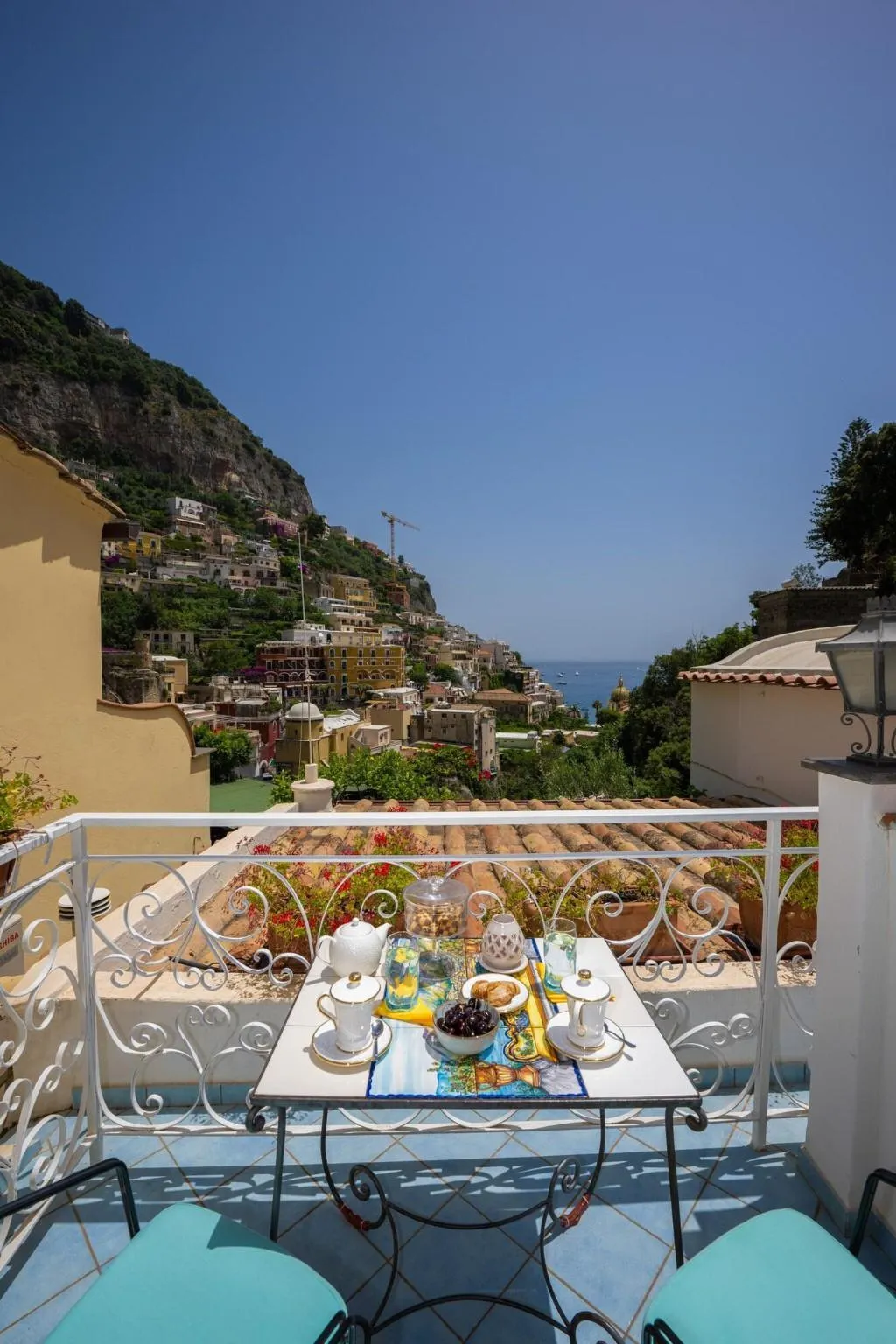 Terrace, Hotel Royal Prisco, Naples