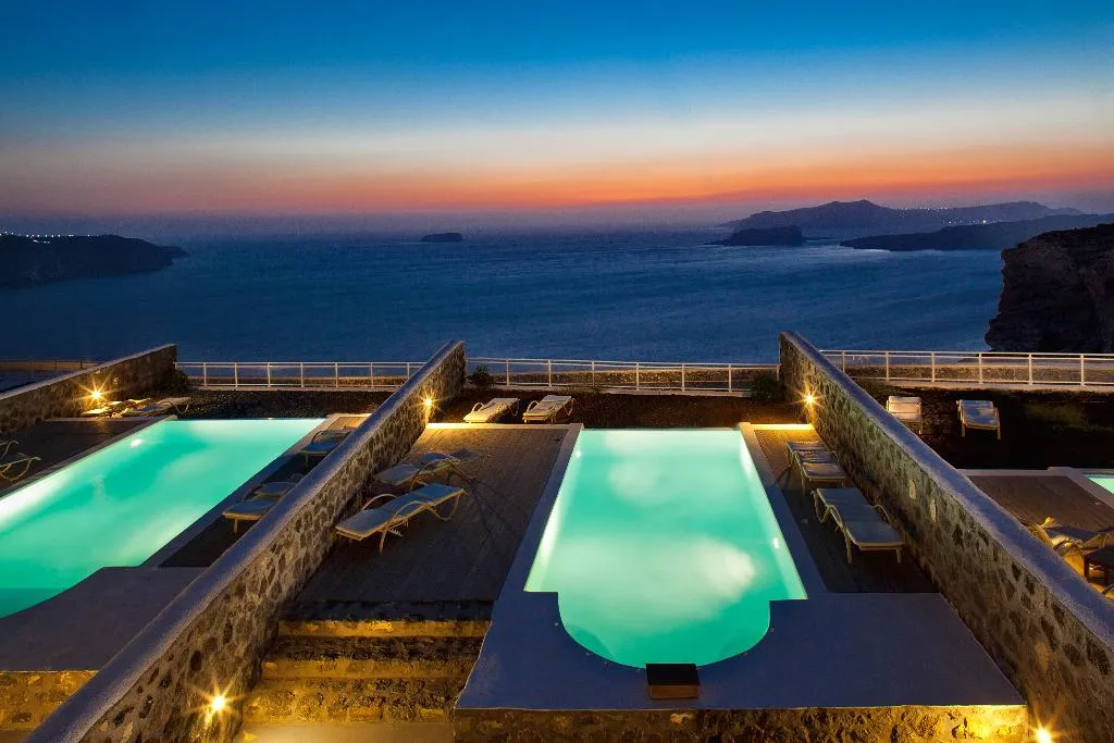 General view, Thermes Luxury Villas by Mr and Mrs White, Santorini