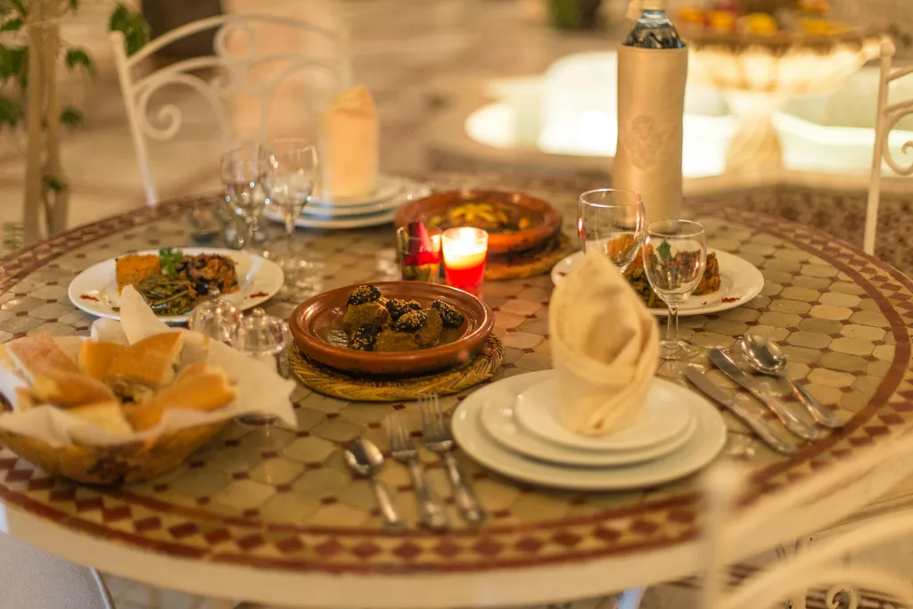 Restaurant, Riad Nasreen, Marrakech