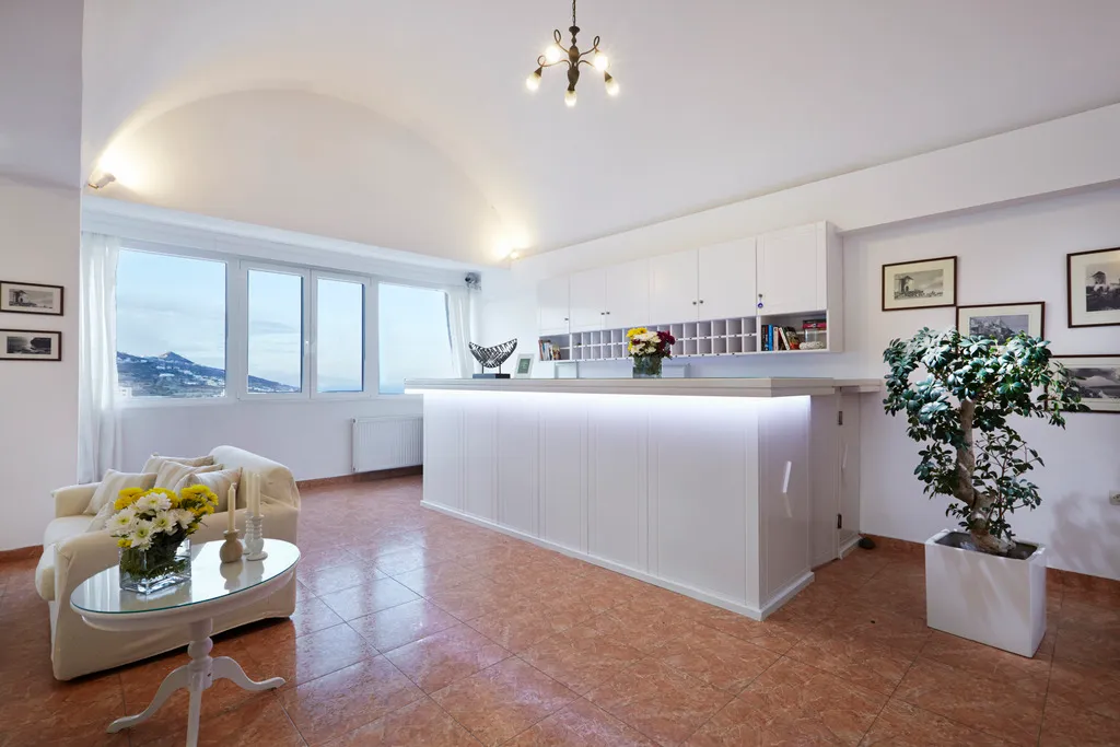 Lobby, Milos Villas, Santorini