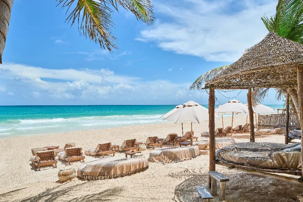 Beach, Hotel Dos Ceibas Eco Retreat Tulum, Cancun Area