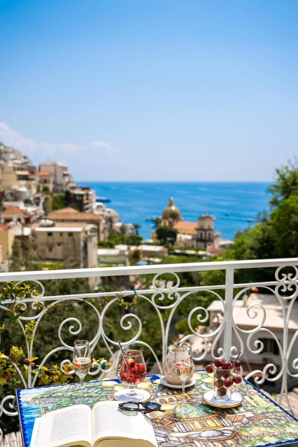 Terrace, Hotel Royal Prisco, Naples