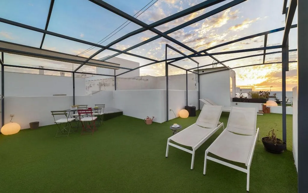 Terrace, Hostal El Olivar, Costa Almeria