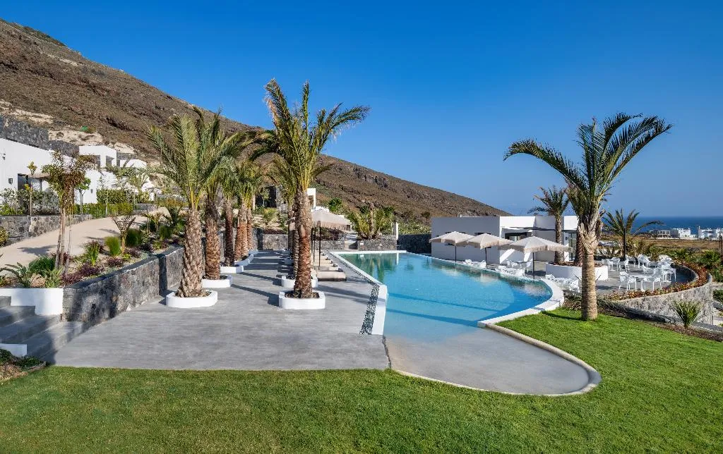 Pool, Palm Island Suites, Santorini