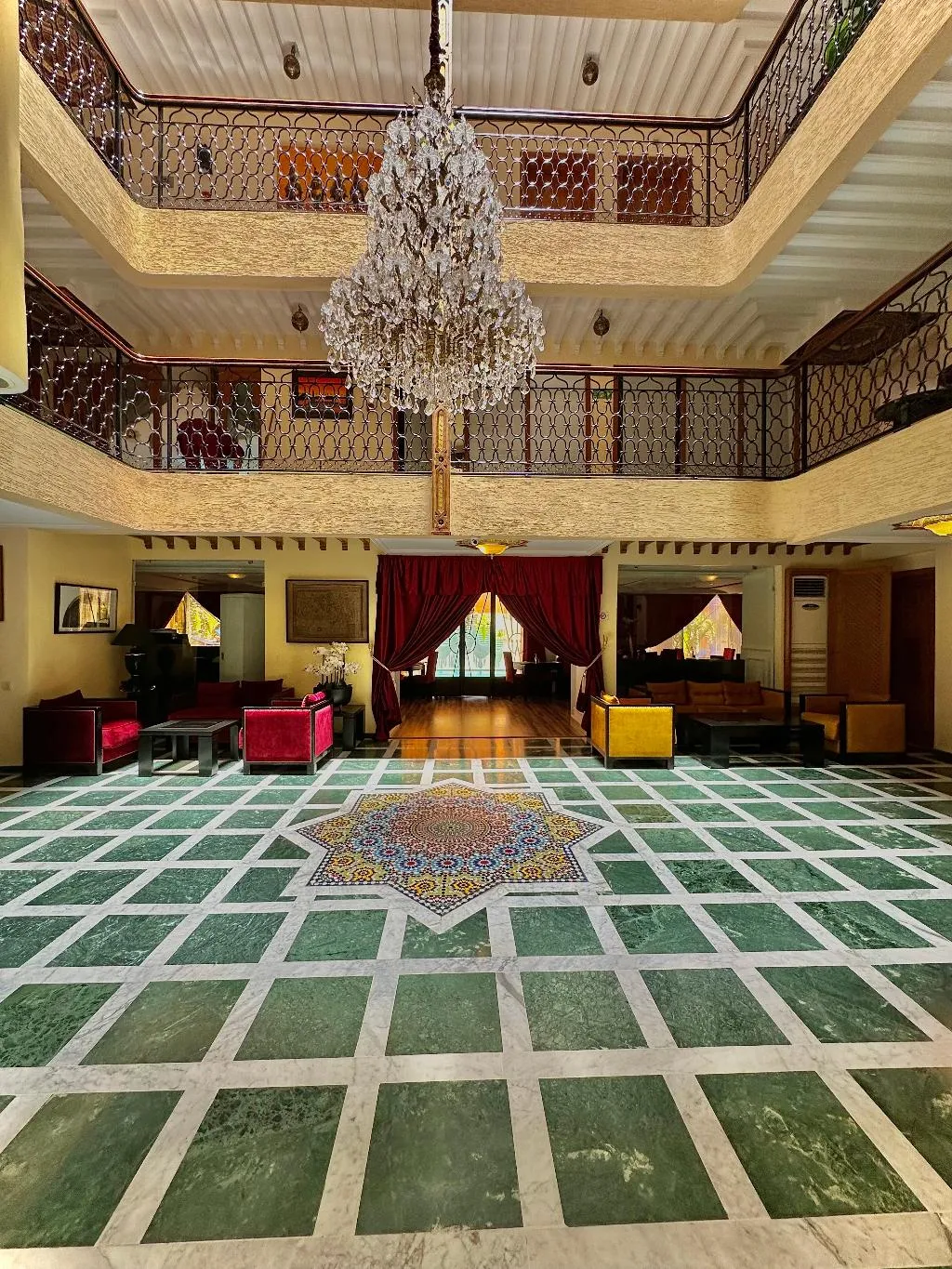 Lobby, Les Trois Palmiers, Marrakech