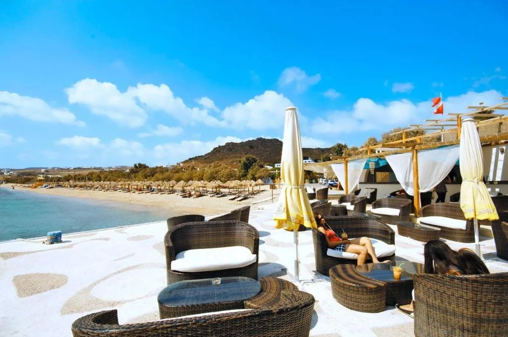 Terrace, Aphrodite Beach, Mykonos