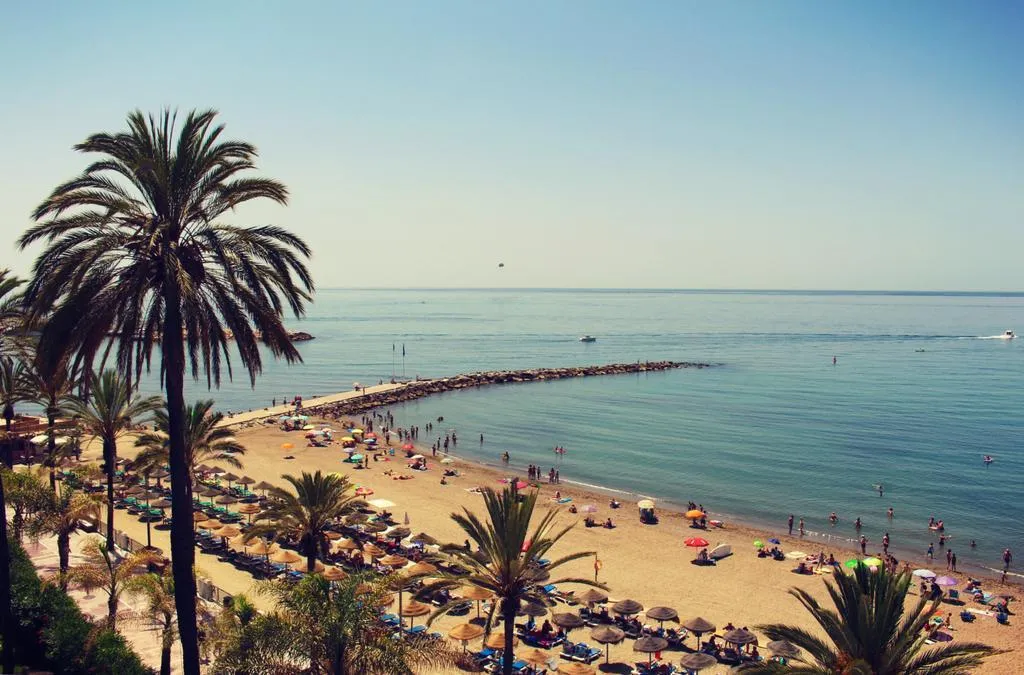 Beach, Puerto Azul Marbella, Costa Del Sol