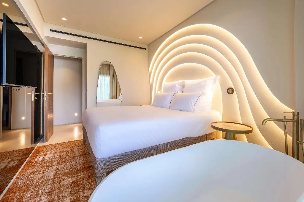 SUITE DELUXE SEA VIEW Room, Isla Brown Corinthia Resort & Spa, Curio Collect, Athens