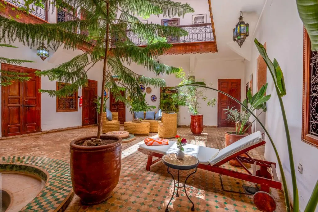 Lobby, Riad Saba, Marrakech