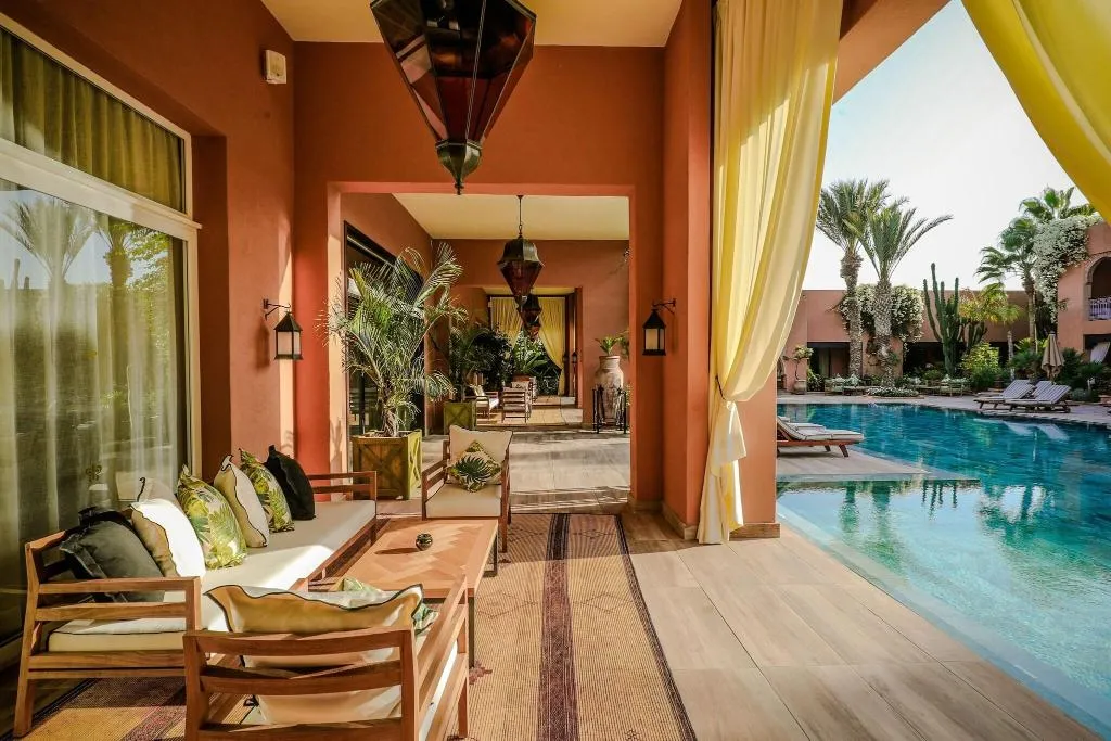 Terrace, Tikida Golf Palace, Agadir