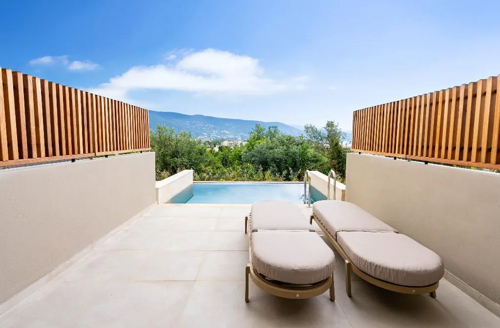 JUNIOR SUITE WITH PRIVATE POOL Room, Iolida Corfu Resort & Spa, Corfu