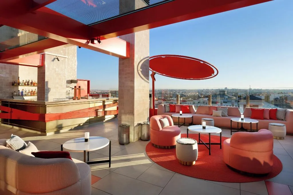 Terrace, Hard Rock Hotel Madrid, Madrid