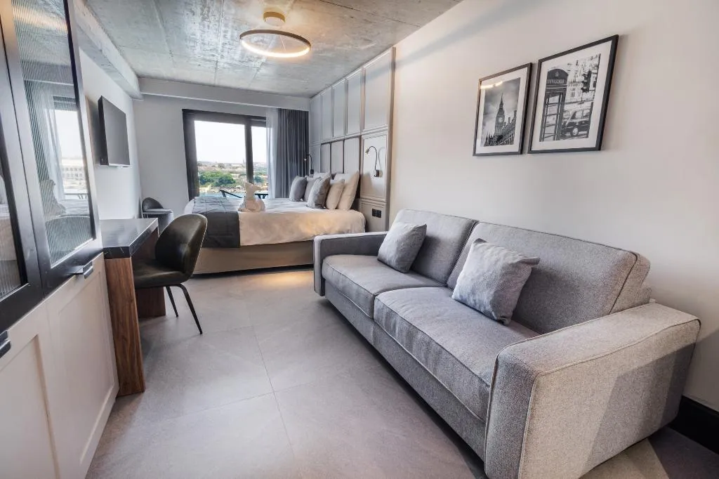 JUNIOR SUITE DELUXE SEA VIEW Room, The Londoner Hotel Sliema, Malta
