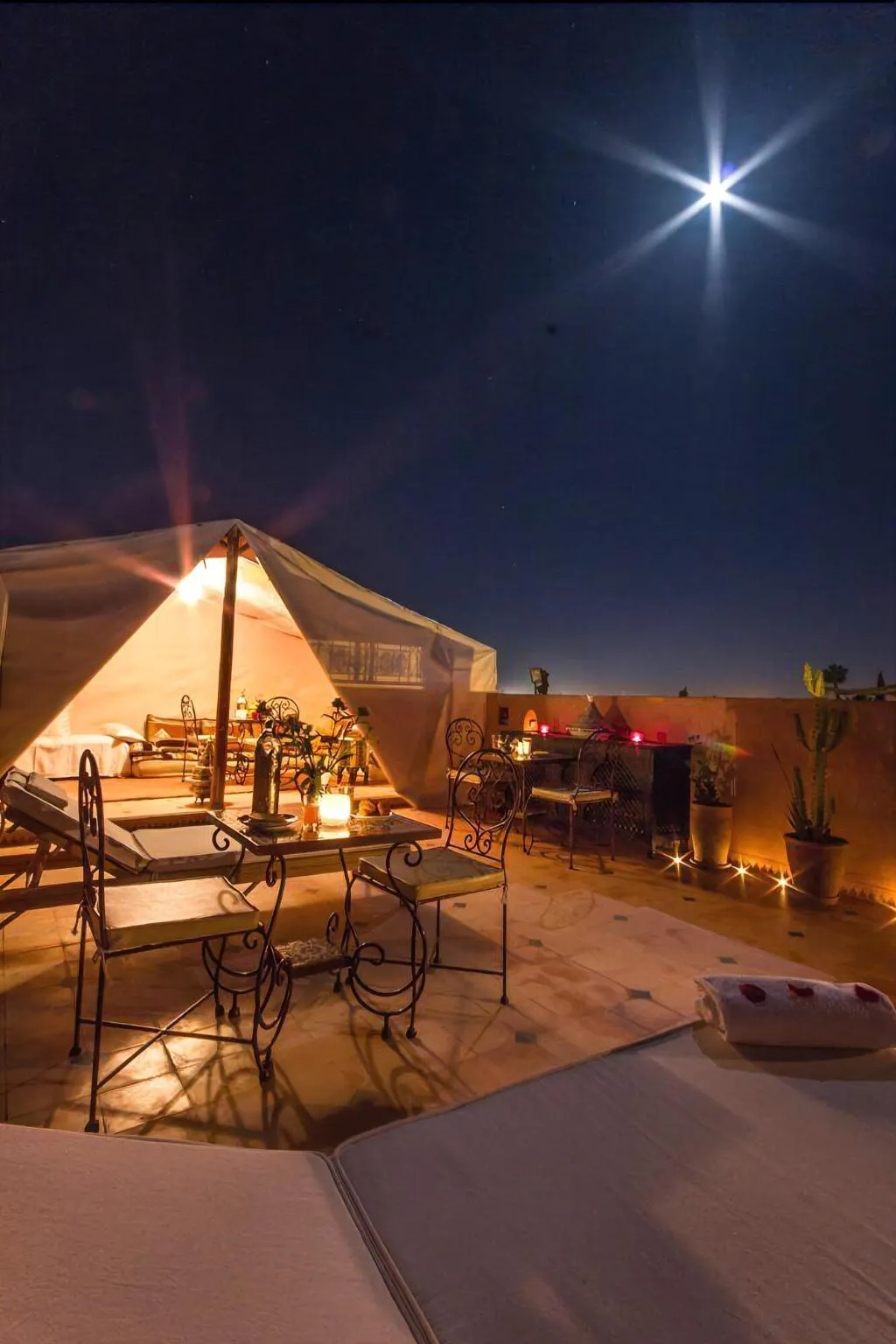 Terrace, Riad Lamya, Marrakech