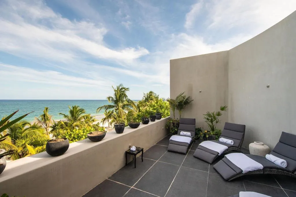 Terrace, Casa Malca, Cancun Area