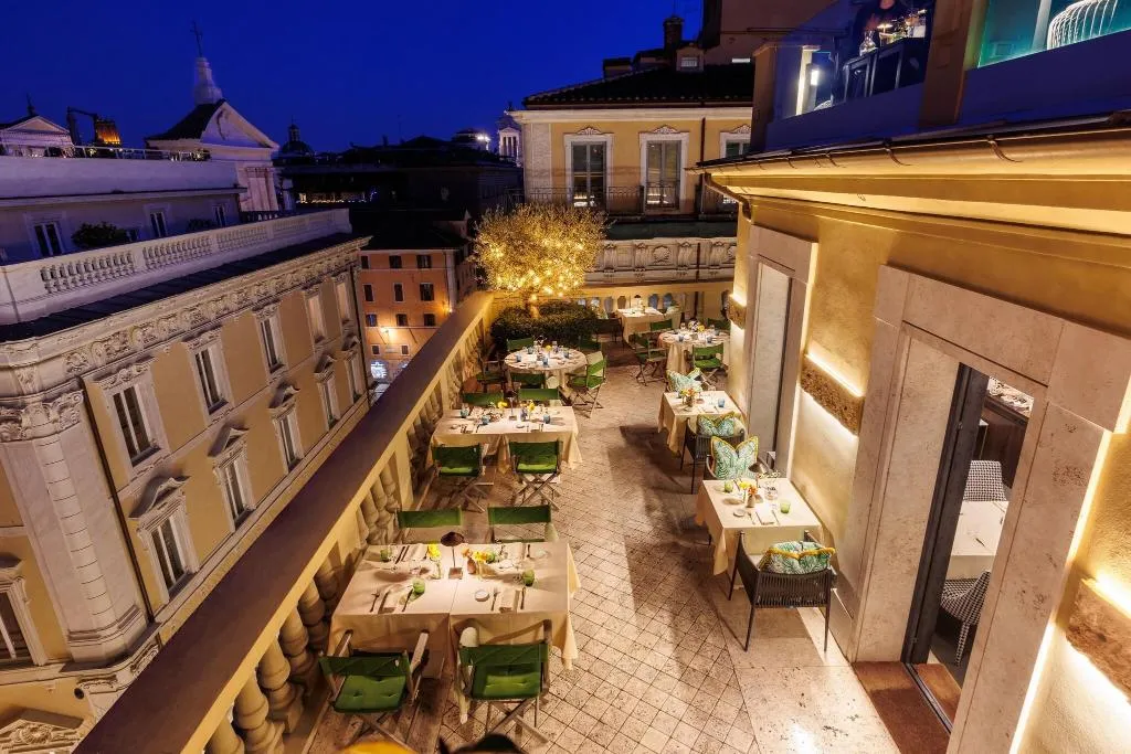 Restaurant, Singer Palace Hotel, Rome