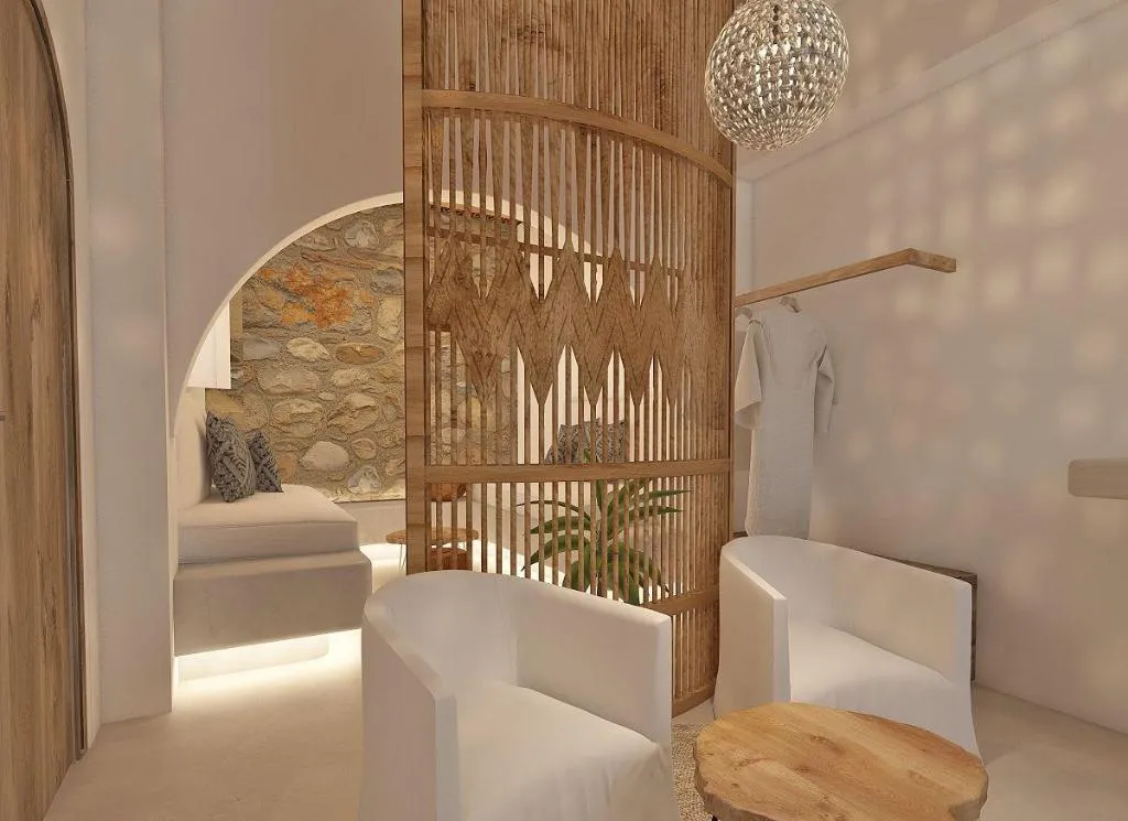 Room, Makris Beach Hotel, Santorini
