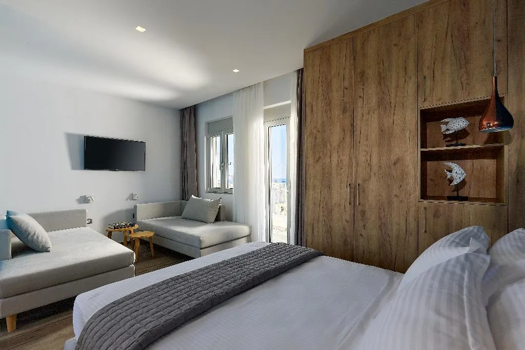 FAMILY ROOM SEA VIEW WITH BALCONY Room, Theasea Stylish Residence, Crete