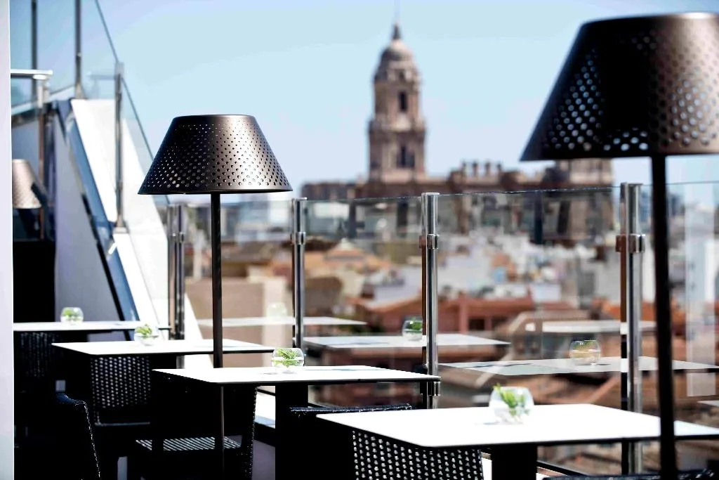 Terrace, Salles Hotel Malaga Centro, Costa Del Sol