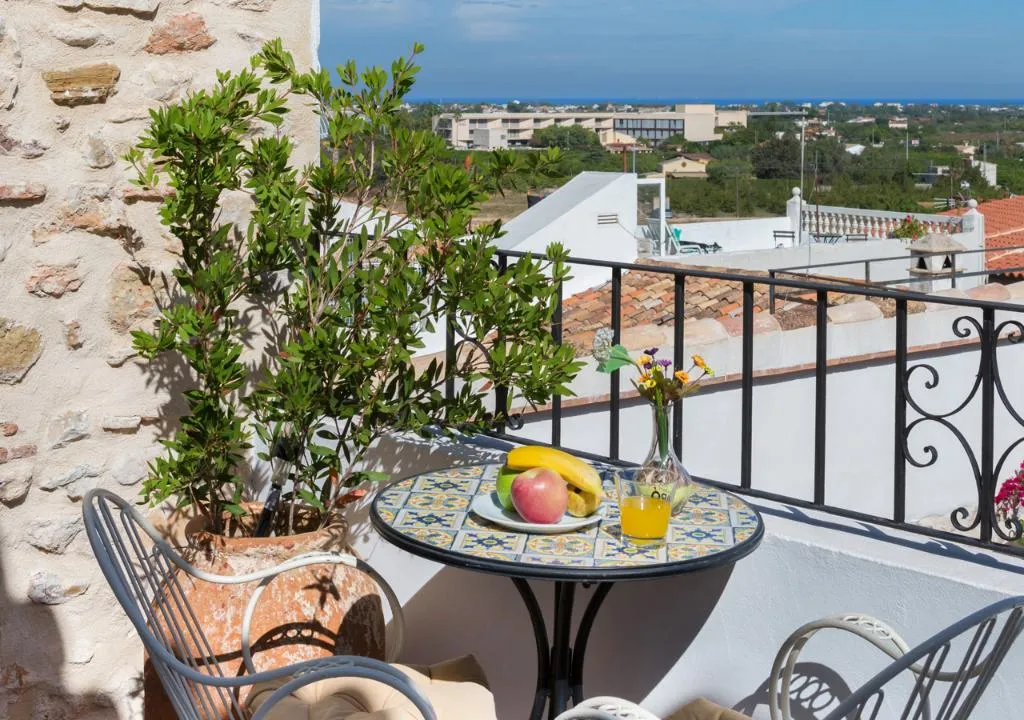 Terrace, Art boutique La Casona de las Flores, Costa Blanca