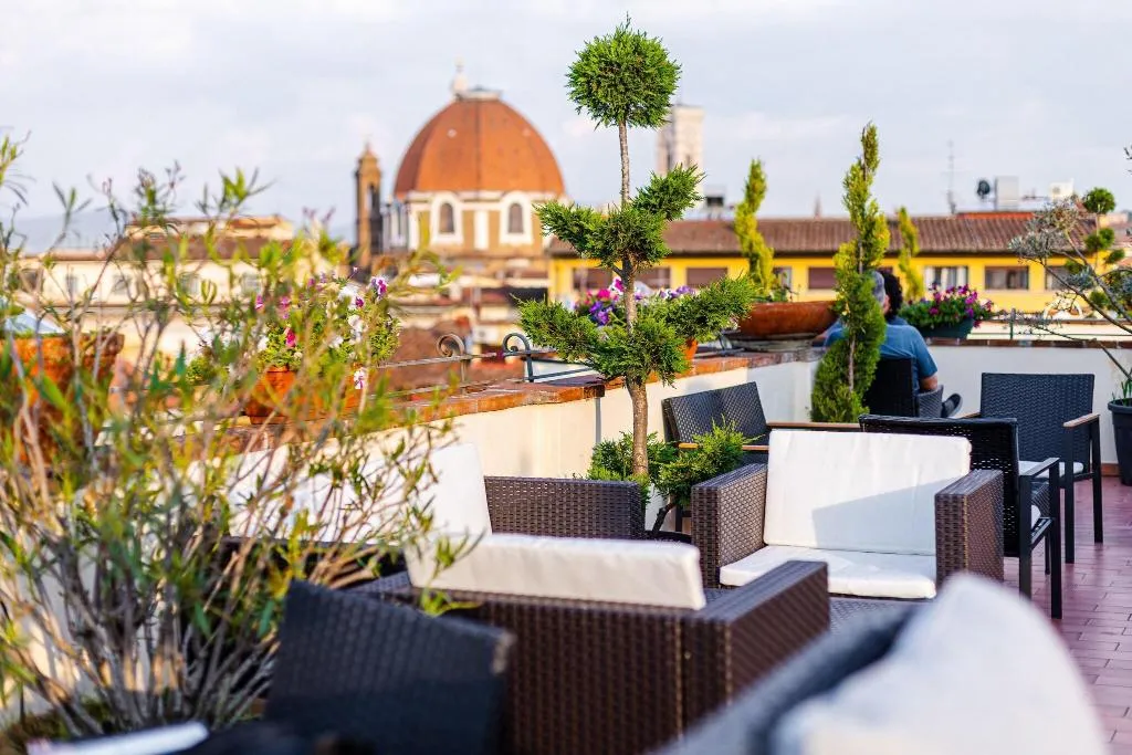 Terrace, Annabella Hotel Roof Terrace, Florence