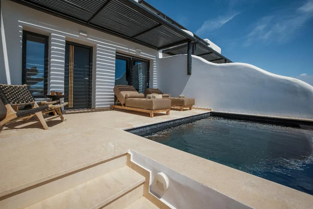 DOUBLE SUPERIOR WITH PRIVATE POOL Room, Asty Mykonos Hotel & Spa, Mykonos