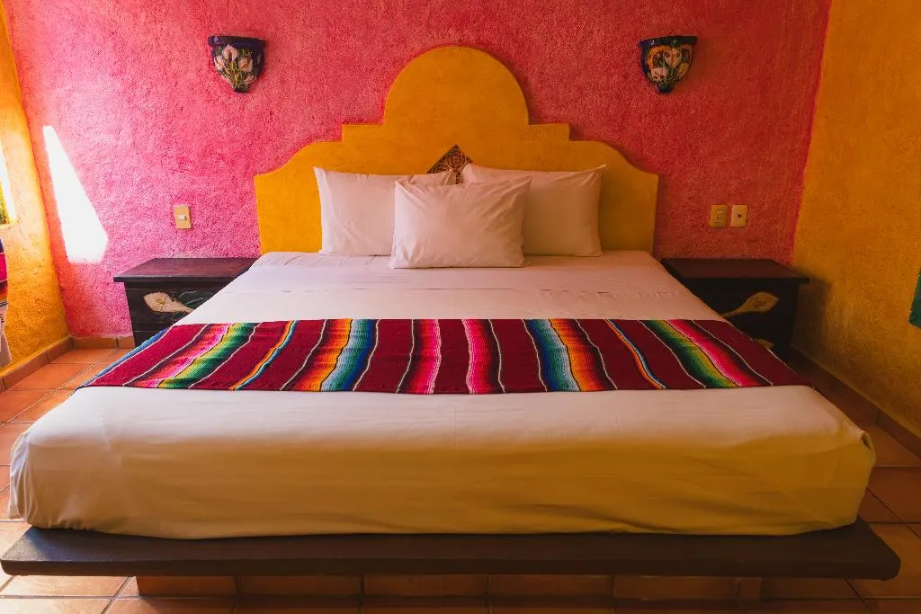 SINGLE KING SIZE BED Room, Hacienda Maria Bonita, Playa Del Carmen