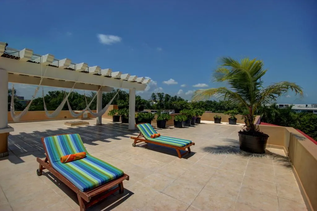 Terrace, Riviera Maya Suites, Playa Del Carmen