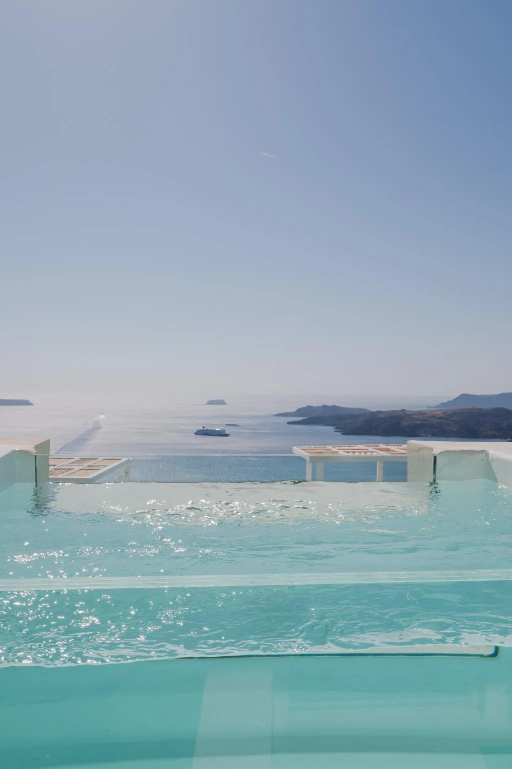 TRIPLE DELUXE SEA VIEW WITH BALCONY Room, Apeiron Blue Santorini - Apeiron Hotels, Santorini