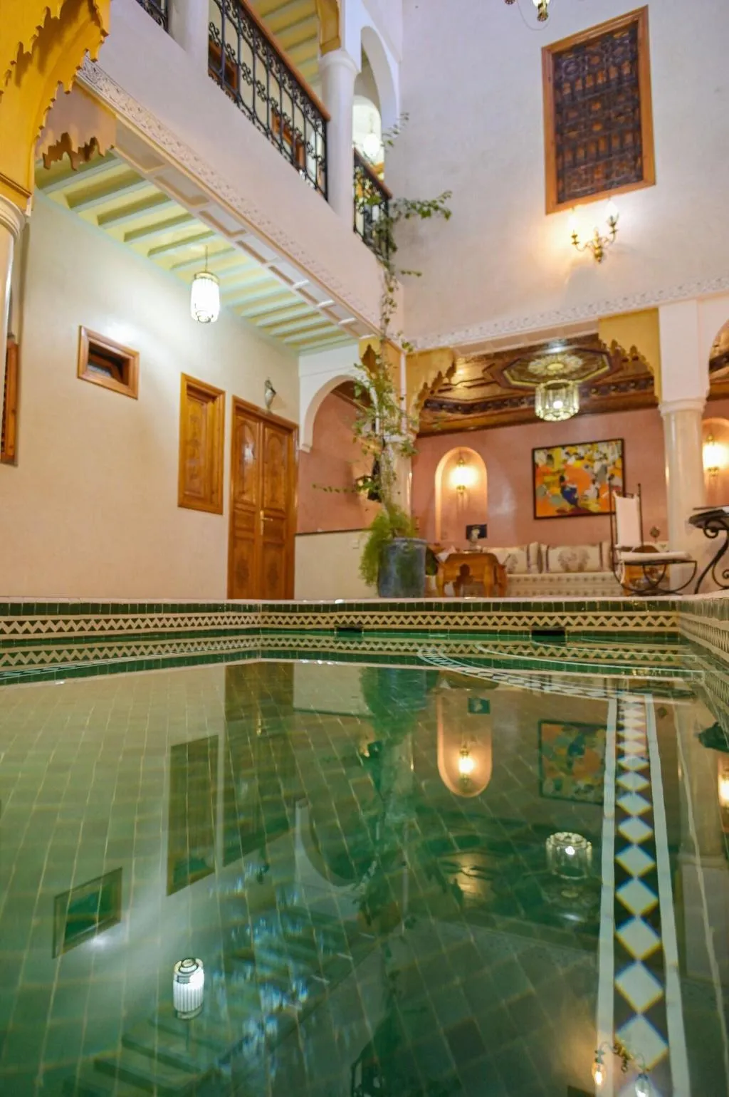 Lobby, Riad Zahri, Marrakech