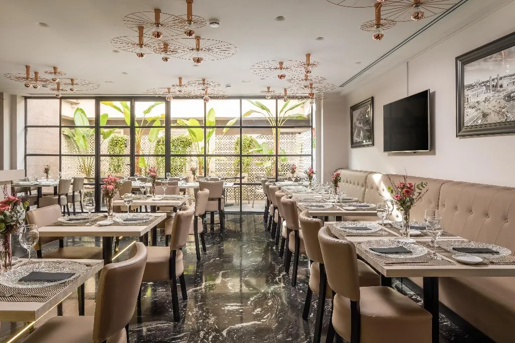 Restaurant, Arya Stadium Hotel, Barcelona