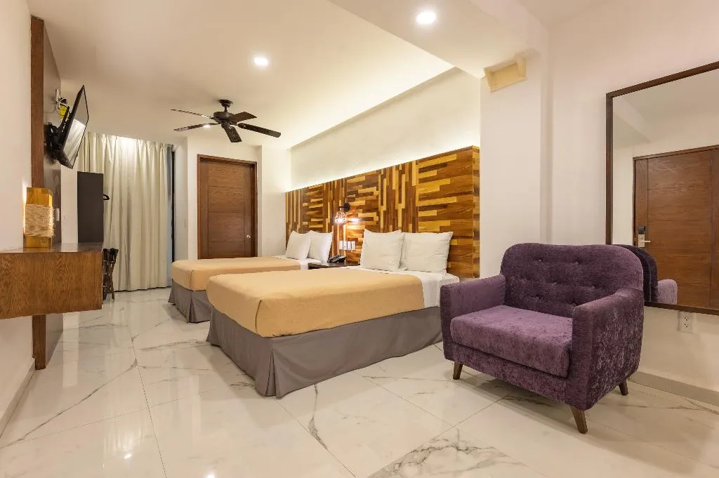 SUITE TWO QUEEN BEDS Room, Marvic Hotel, Playa Del Carmen