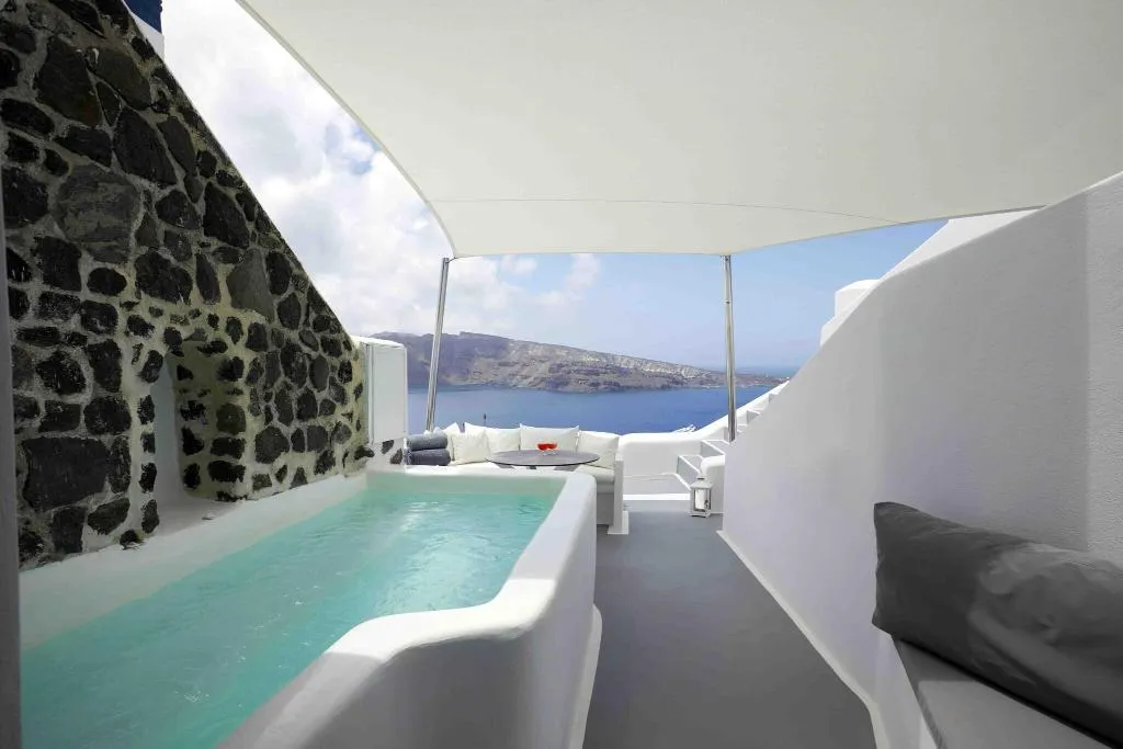 Terrace, Marizan Caves & Villas, Santorini, Santorini
