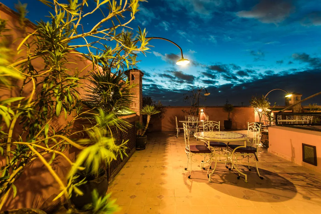 Terrace, Riad Nasreen, Marrakech