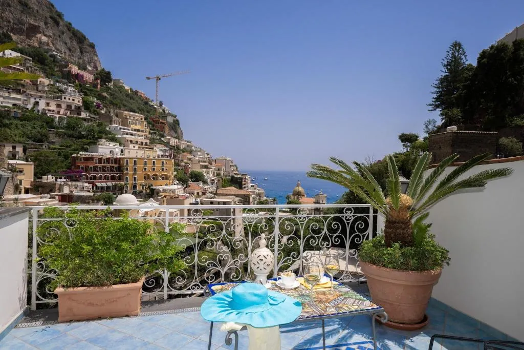 Terrace, Hotel Royal Prisco, Naples