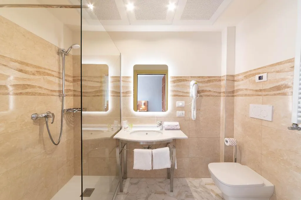 Double or Twin TWO DOUBLE BEDS Room, Torre Antica Hotel Venice Airport, Venice