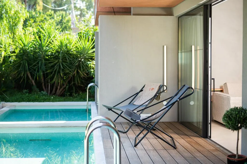 SUITE WITH PRIVATE POOL Room, Pilot Amphora Boutique Hotel, Crete