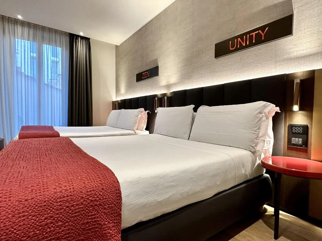 FAMILY ROOM TWO DOUBLE BEDS Room, The Market Urban Hotel, Florence
